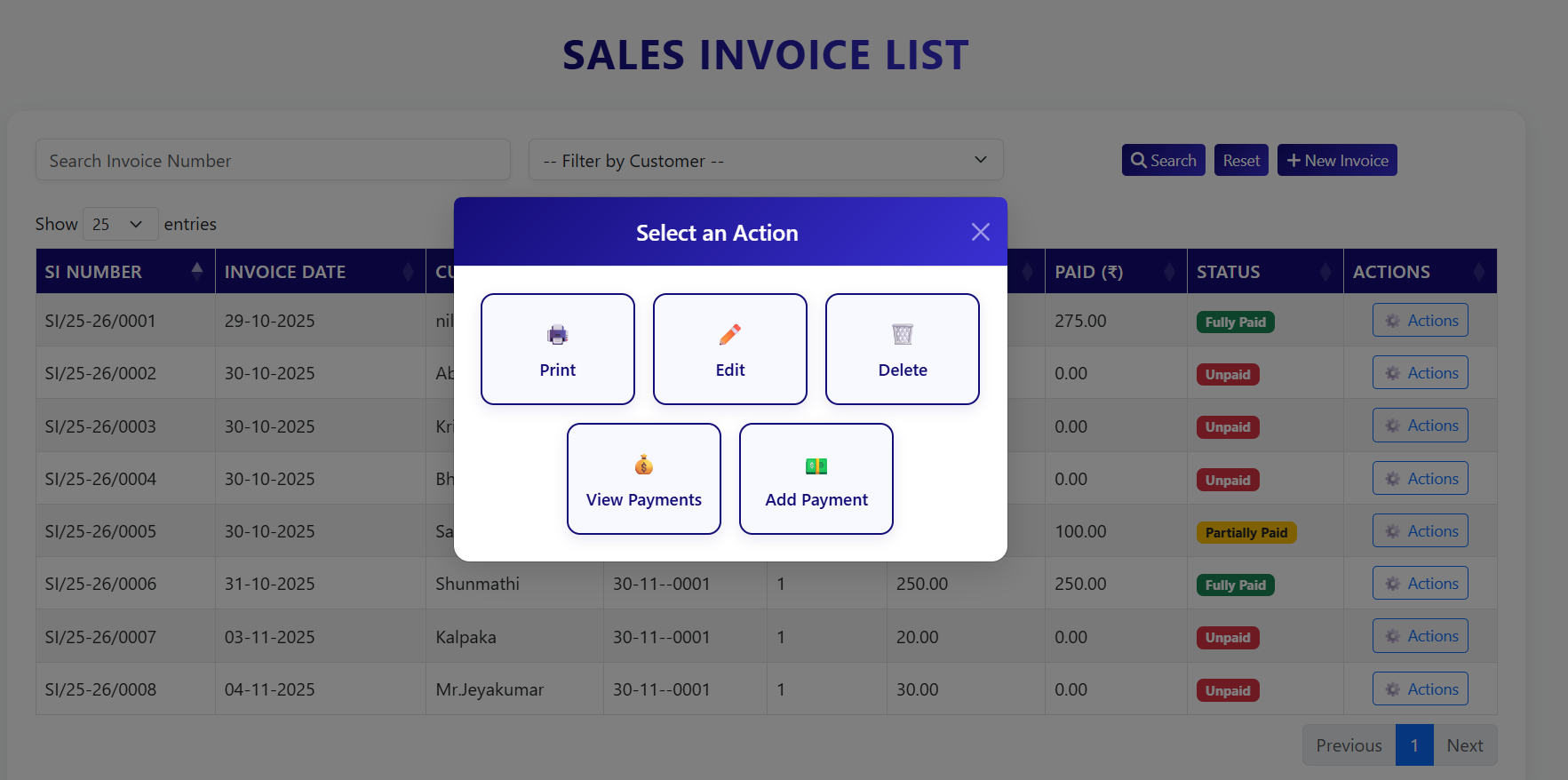 Professional Invoice Software - Samudhra Tech Solutions