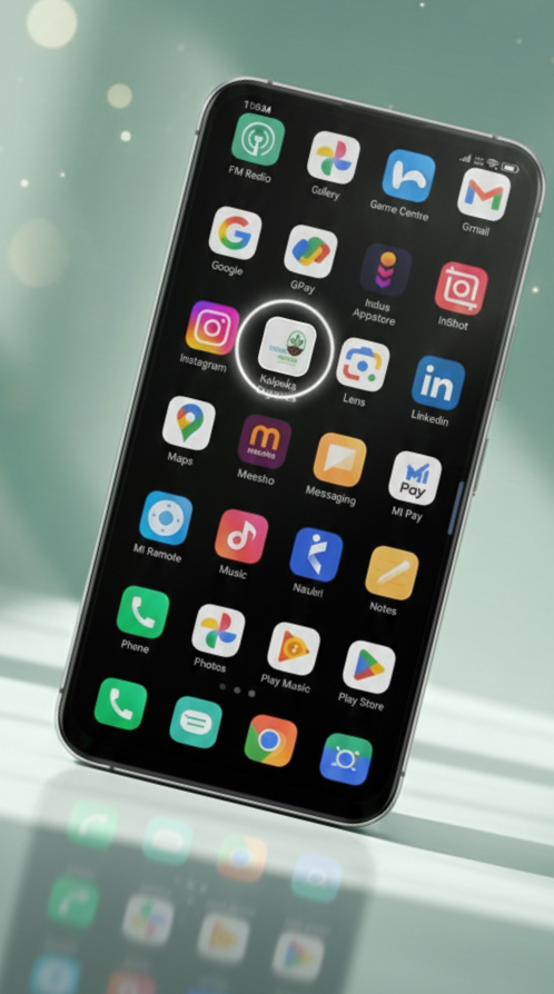 Kalpaka Mobile App UI Design - Samudhra Tech Solutions Thoothukudi