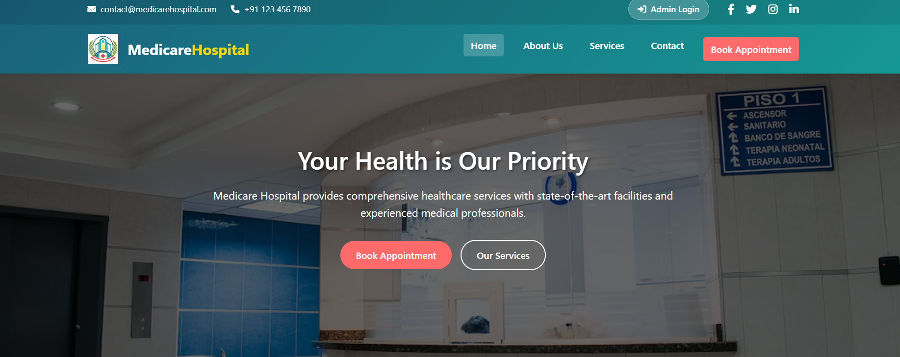 Hospital Web Application Development Thoothukudi